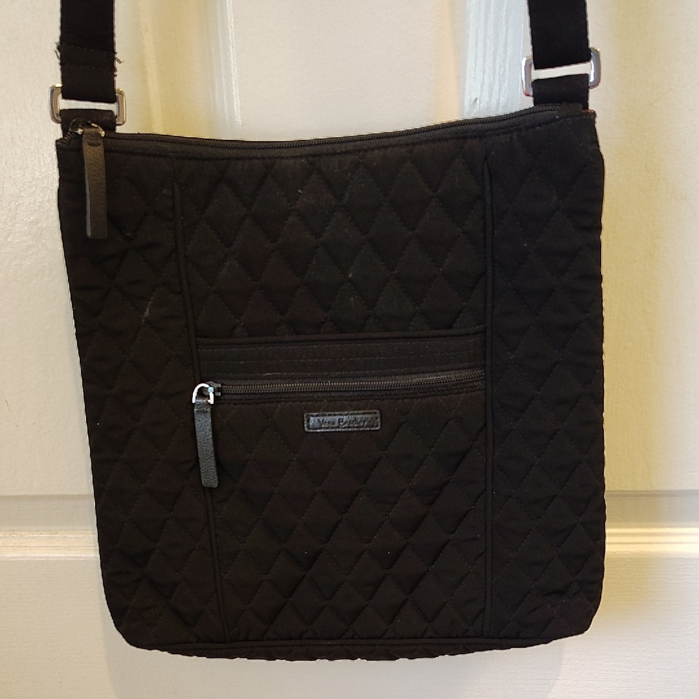 Vera Bradley Black Quilted Crossbody Bag